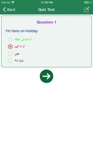 Learn Arabic Language Offline screenshot 4