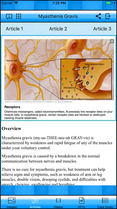 Myasthenia Gravis screenshot 2 of 8