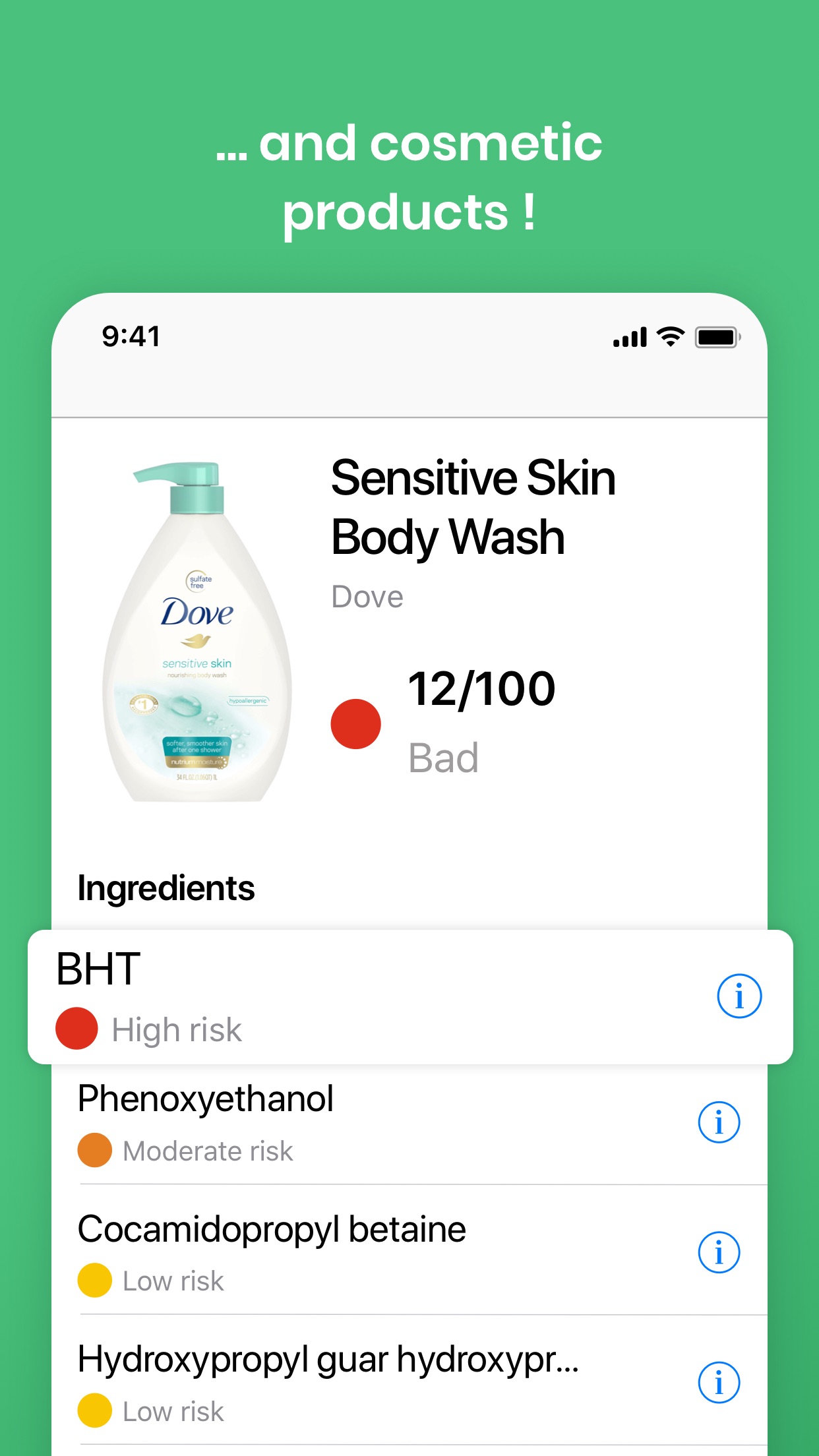 Yuka - Food & Cosmetic Scanner screenshot 4