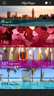 Big Days - Hendelsesnedtelling iphone bilder 0