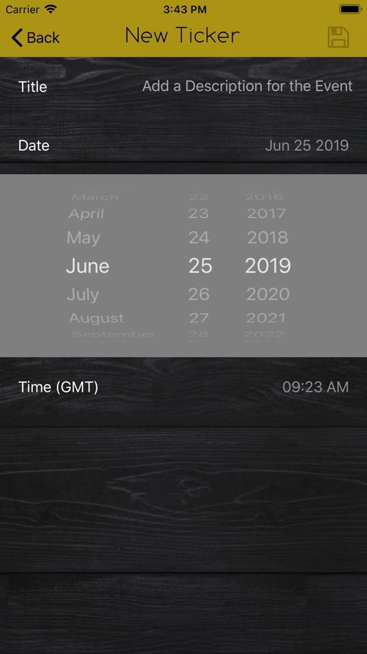 #7. happyticker (iOS) Podle: xis int. ag
