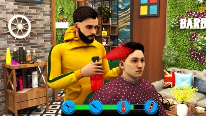 Barber Shop Hair Cut Sim Games Screenshot