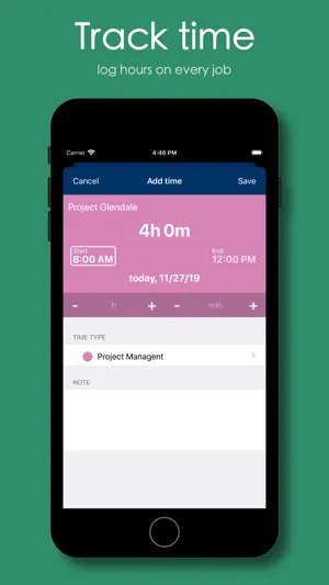 Jobbile Time and Work order screenshot 3