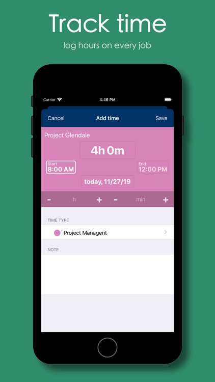 Jobbile Time and Work order