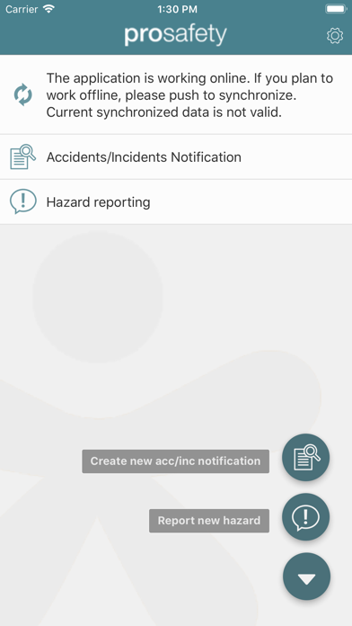 Prodity-Prosafety Screenshot