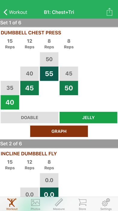 90 Day Workout Tracker BB Screenshot