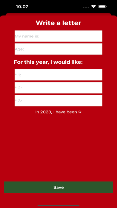 A letter to Santa Claus Screenshot