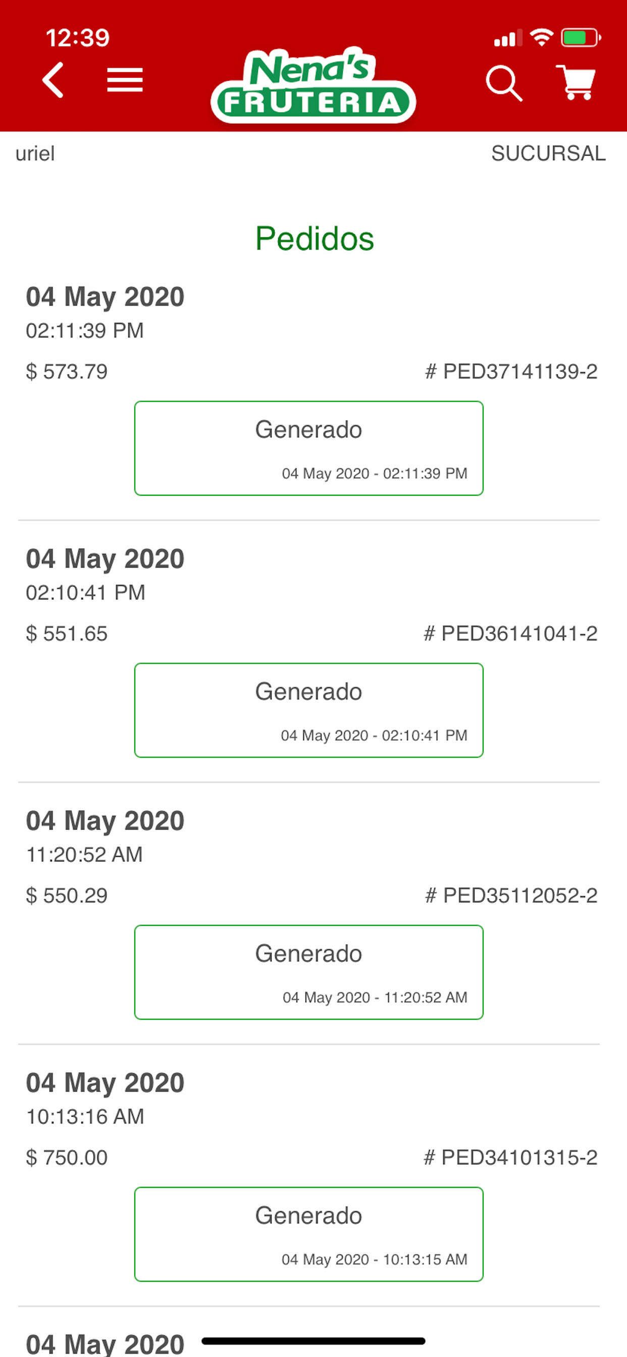 Nenas App Pedidos screenshot 5