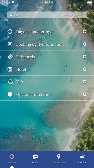 Screenshot #1 pour Aarhus Charter Guest App