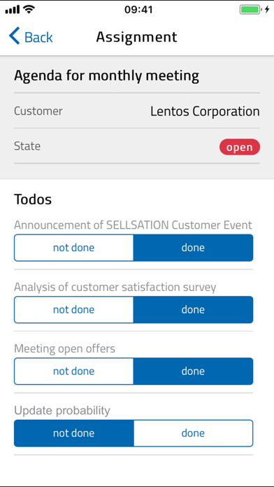 SELLSATION CRM Screenshot