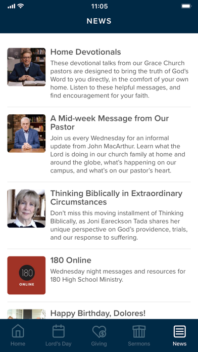 Grace Community Church iPhone screenshot 5 - Lifestyle app