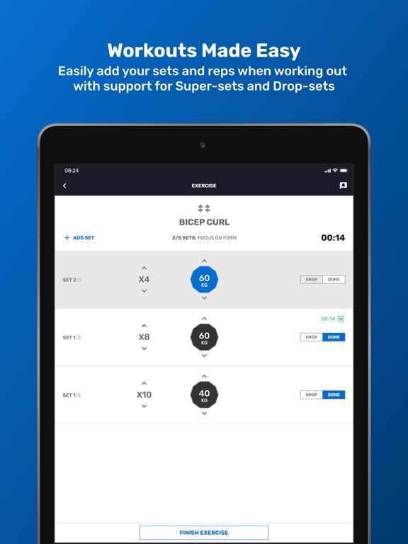 Screenshot #6 pour Wotive: Gym & Workout Tracker
