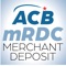 Conveniently deposit checks anytime, anywhere using your camera-enabled mobile device This application is intended for existing users of the ACB Merchant Mobile Deposit service only and requires an account on American Commerce Bank  servers