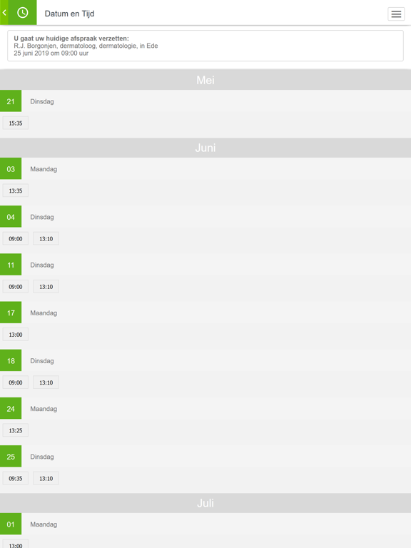 MijnZGV iPad screenshot 4