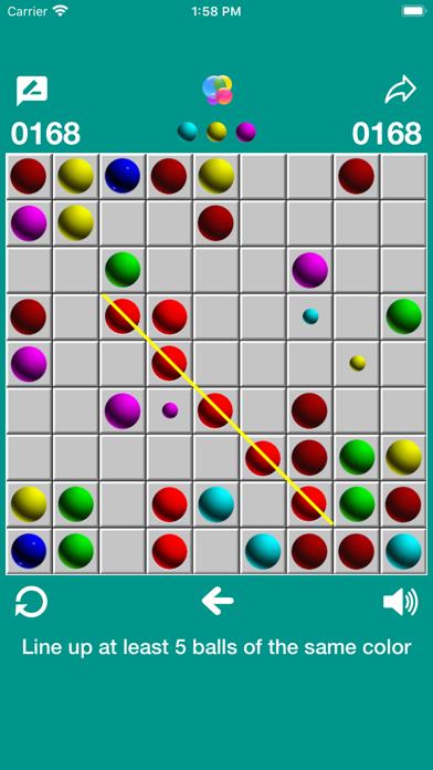 Screenshot 4 of Lines 98 - Puzzle Collection App