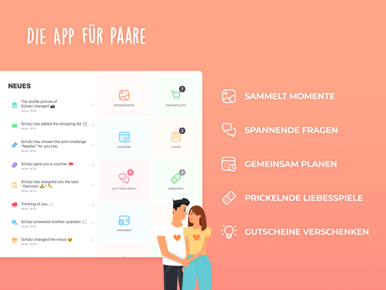 Screenshot #4 pour Happy Love: Die App für Paare
