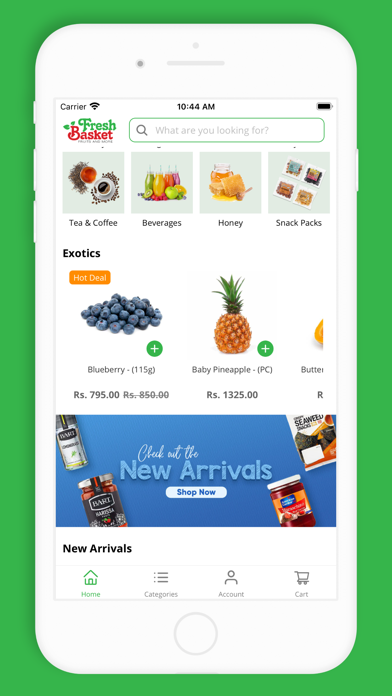 Fresh Basket - Online Grocery Screenshot