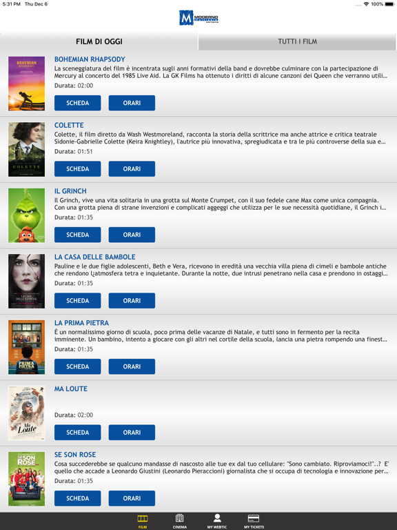 Screenshot #4 pour Webtic Moderno Cinema