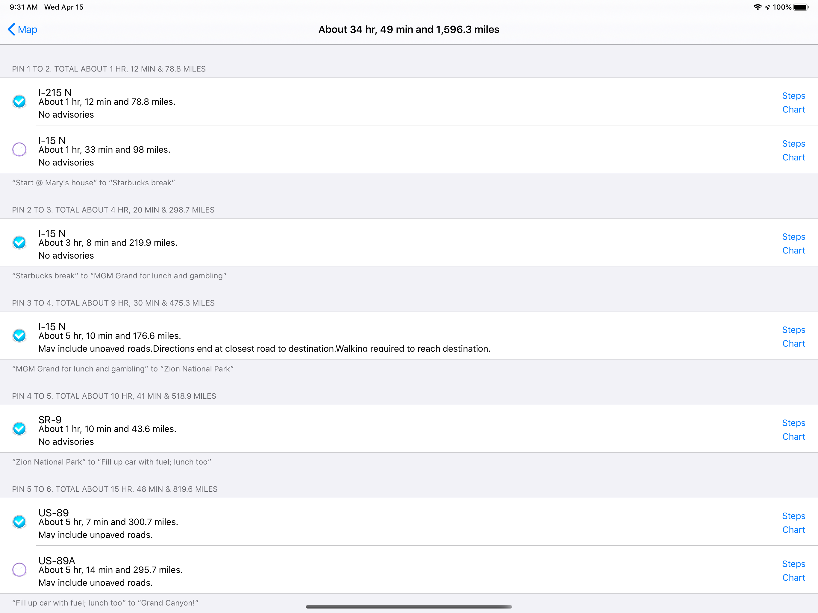 Road Trip Planner Viewer screenshot 17