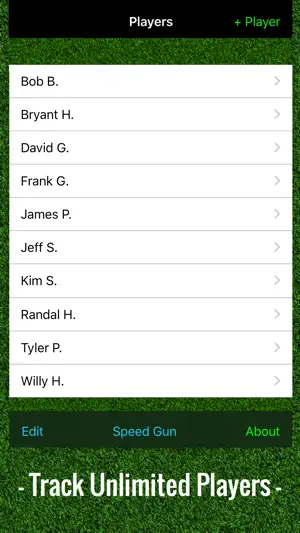 Baseball Stats Tracker Touch screenshot 4