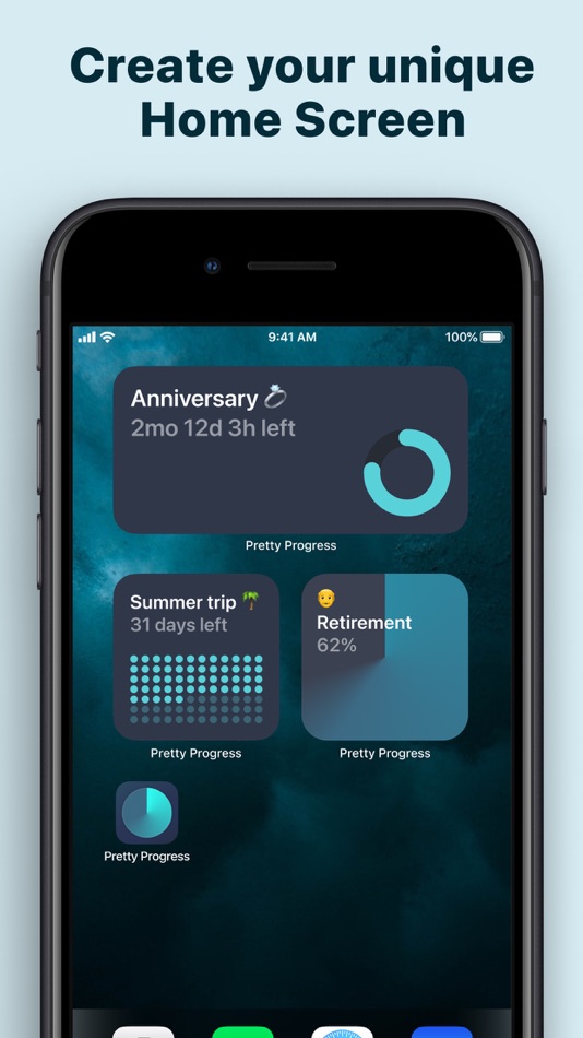 #7. Countdown - Pretty Progress (iOS) By: keinois OU