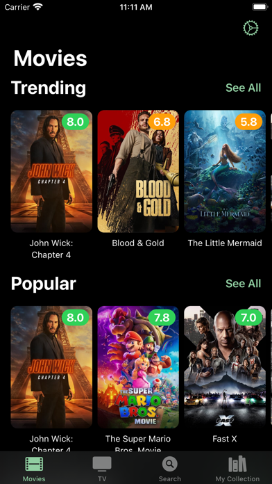 The Movie App, Movies, TV Show Screenshot