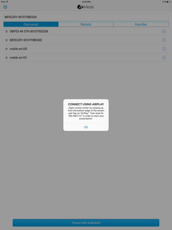 Screenshot #5 pour Crestron AirMedia