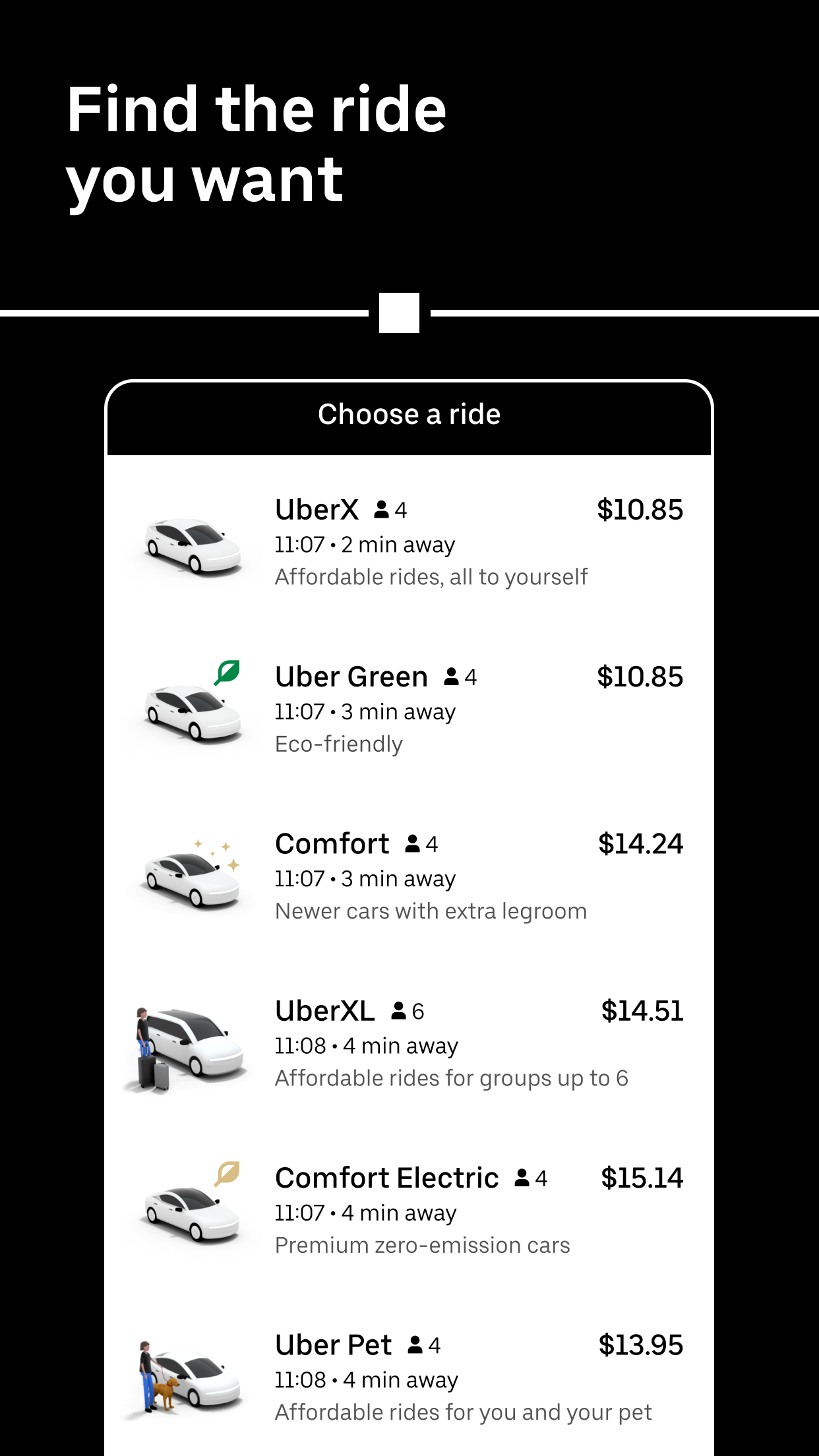 Uber - Request a ride screenshot 4