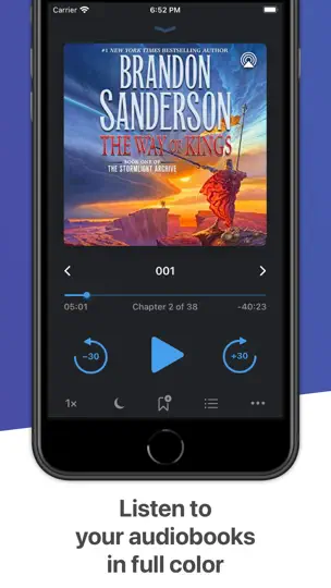 Скриншот BookPlayer на iPhone 1