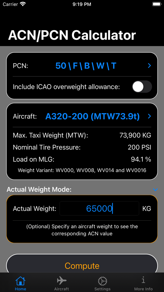 #2. ACN/PCN Calculator (iOS) 由: Mustapha Achir