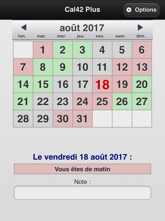 Screenshot #4 pour Cal42 Plus
