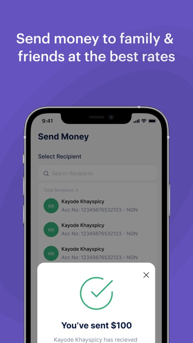 Screenshot #3 pour OhentPay - A Global Money App