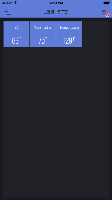 EasiTemp app screenshot 2
