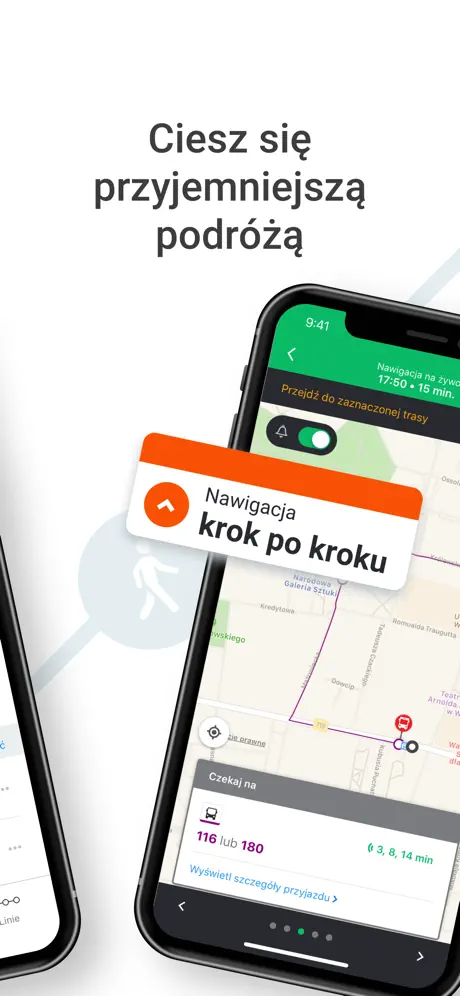 Moovit: Bus, pociąg i tramwaj
