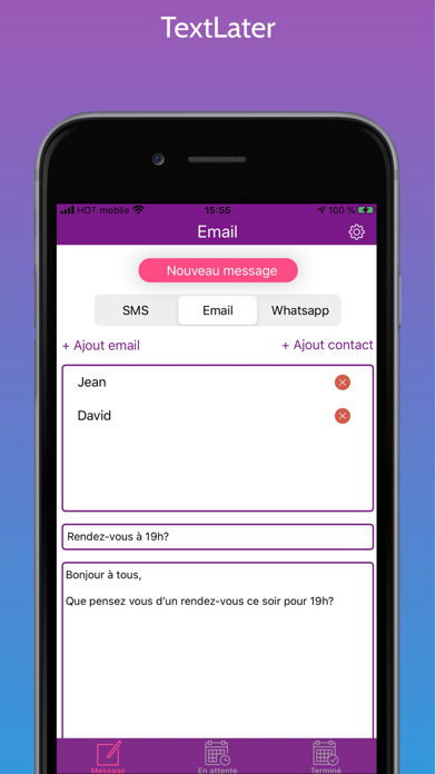 Screenshot #3 pour TextLater