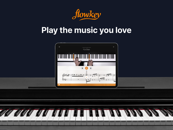 flowkey – Piano leren spelen iPad app afbeelding 1