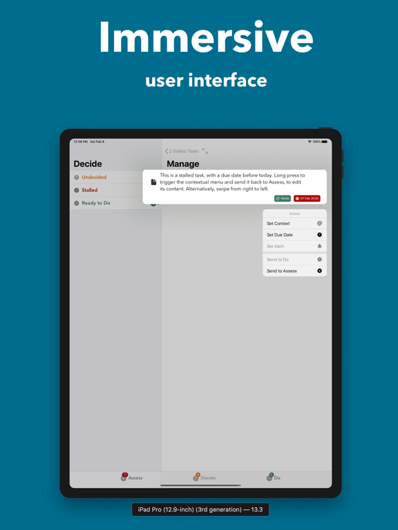 addTaskManager: ADD To Do List iPad screenshot