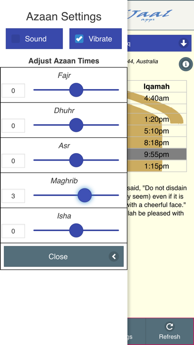 Iqamah screenshot