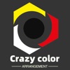 Crazy color arrangement icon