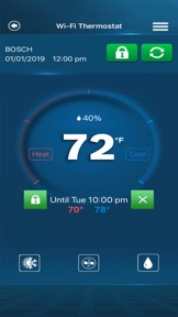 Bosch Connected Control screenshot