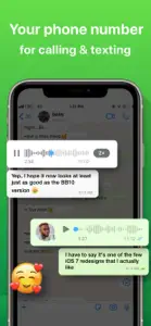 2nd number for WhatsApp screenshot #2 for iPhone