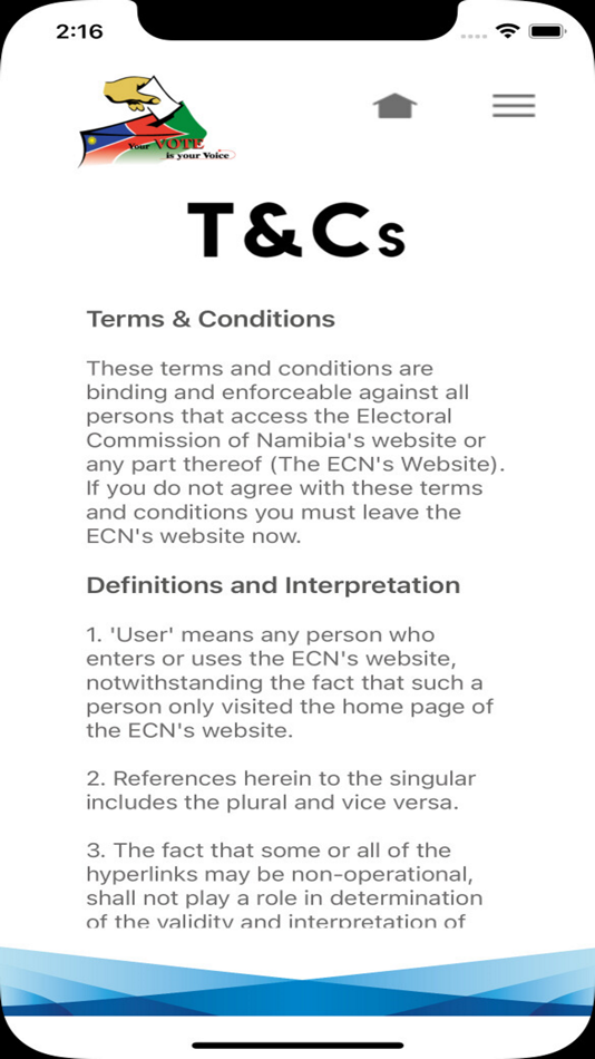 #4. ECN Mobile App (iOS) 由: Electoral Commission of Namibia