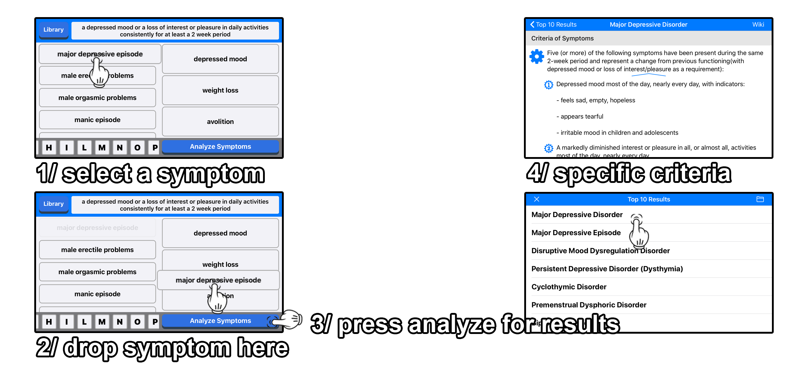 Psychological Symptom Analyzer screenshot 2