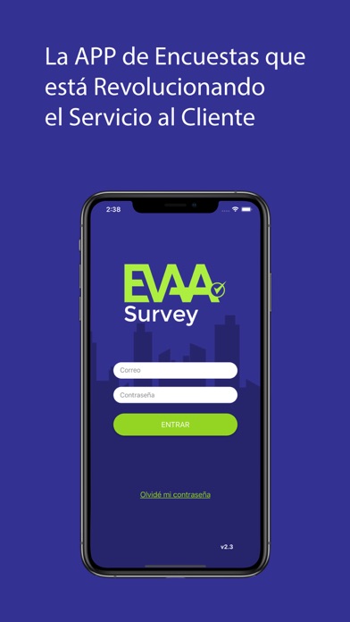 Screenshot #1 pour EVAA Survey