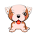 Icon for Pretty Dog Emoji Funny Sticker - Huy Dao Van Hoang App