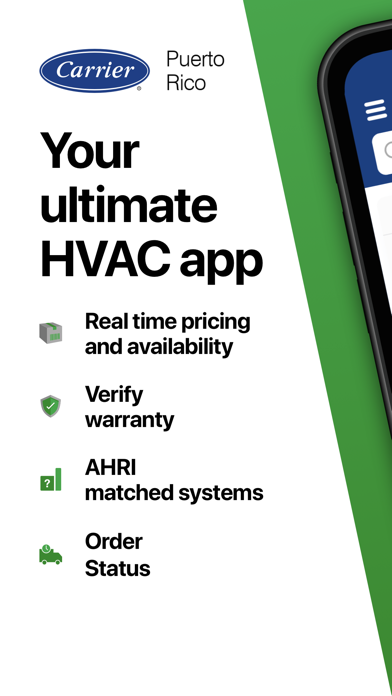 Carrier Puerto Rico HVAC Pro+ Screenshot