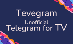 Biểu tượng ứng dụng Tevegram - Unofficial Telegram, Apple TV App Store 免费榜 Xếp hạng #1