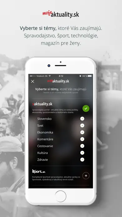 Aktuality.sk App Store screenshot 2