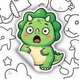 Sticker Art Book: Merge Puzzle - Icône de l’app