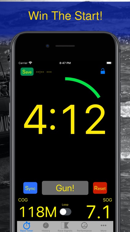 Race Master Sail Timer + Speed
